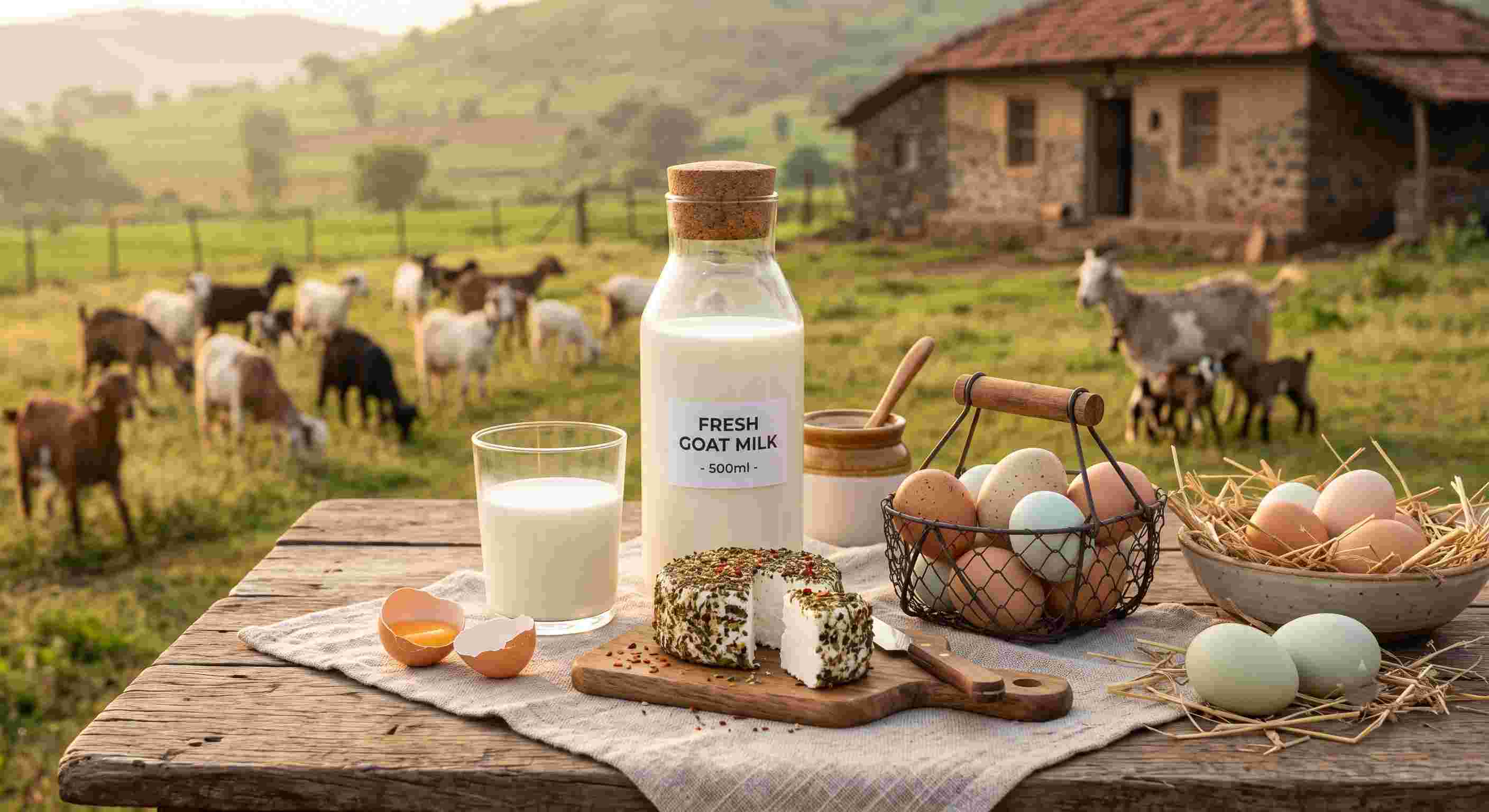 Fresh Goat Milk, Cheese and Farm-Fresh Eggs at Iron Ranch