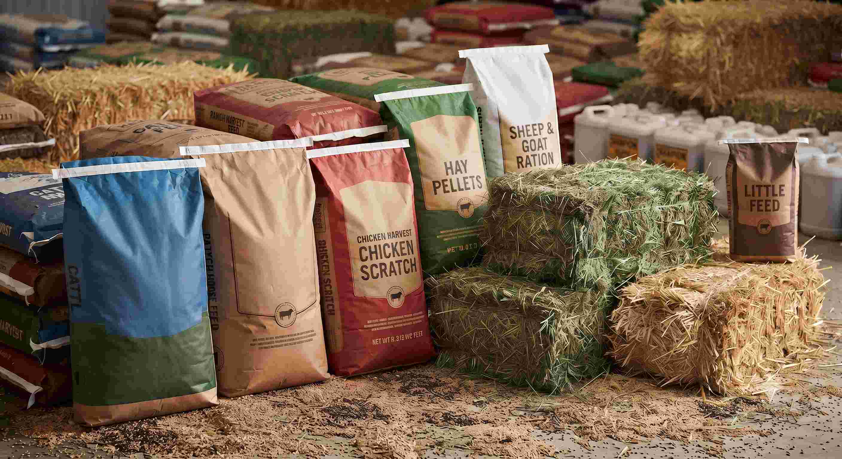 Quality animal feeds, seeds and hay at Iron Ranch
